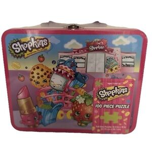 Shopkins Puzzle Metal Lunchbox Storage Nostalgic Bakery Fashion Collectible NEW
